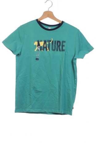 Детска тениска Okaidi, Размер 12-13y/ 158-164 см, Цвят Зелен, Цена 16,00 лв.