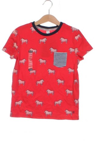 Детска тениска Okaidi, Размер 4-5y/ 110-116 см, Цвят Червен, Цена 16,00 лв.