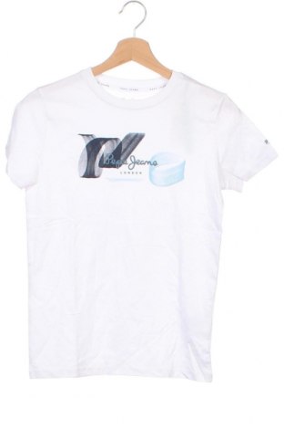 Kinder T-Shirt Pepe Jeans, Größe 10-11y/ 146-152 cm, Farbe Weiß, Preis 26,29 €