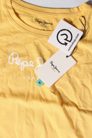 Детска тениска Pepe Jeans, Размер 10-11y/ 146-152 см, Цвят Жълт, Цена 20,40 лв.