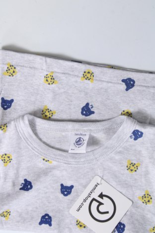 Kinder T-Shirt Petit Bateau, Größe 18-24m/ 86-98 cm, Farbe Grau, Preis 26,29 €