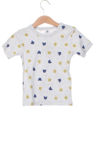 Kinder T-Shirt Petit Bateau, Größe 18-24m/ 86-98 cm, Farbe Grau, Preis 10,52 €