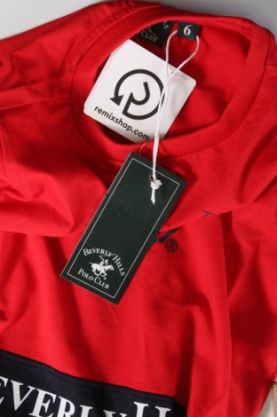 Kinder T-Shirt Polo Club, Größe 5-6y/ 116-122 cm, Farbe Rot, Preis € 26,29