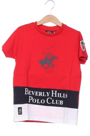Kinder T-Shirt Polo Club, Größe 5-6y/ 116-122 cm, Farbe Rot, Preis 20,51 €