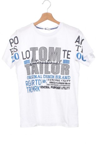 Детска тениска Tom Tailor, Размер 11-12y/ 152-158 см, Цвят Бял, Цена 18,15 лв.