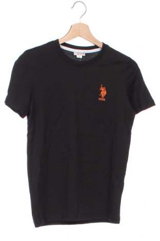 Детска тениска U.S. Polo Assn., Размер 11-12y/ 152-158 см, Цвят Черен, Цена 28,05 лв.