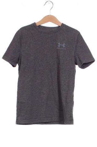 Kinder T-Shirt Under Armour, Größe 7-8y/ 128-134 cm, Farbe Grau, Preis 6,75 €