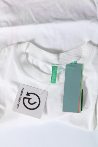 Kinder T-Shirt United Colors Of Benetton, Größe 7-8y/ 128-134 cm, Farbe Weiß, Preis 17,01 €