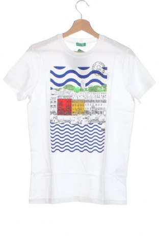 Kinder T-Shirt United Colors Of Benetton, Größe 14-15y/ 168-170 cm, Farbe Weiß, Preis € 8,51