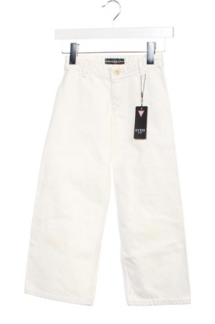 Dziecięce jeansy Guess, Rozmiar 6-7y/ 122-128 cm, Kolor Biały, Cena 224,54 zł