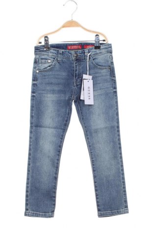 Dziecięce jeansy Guess, Rozmiar 4-5y/ 110-116 cm, Kolor Niebieski, Cena 210,15 zł