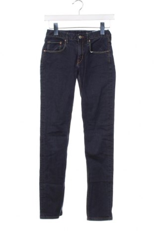 Dětské džíny  H&M, Velikost 12-13y/ 158-164 cm, Barva Modrá, Cena  77,00 Kč