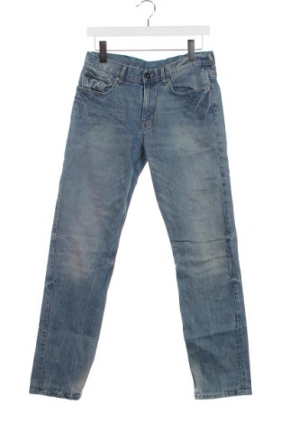Dětské džíny  H&M, Velikost 13-14y/ 164-168 cm, Barva Modrá, Cena  82,00 Kč