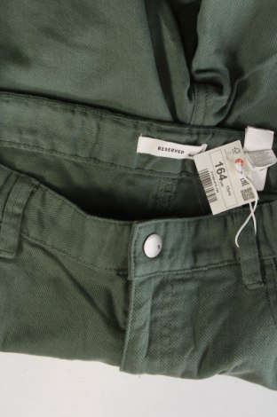 Dětské džíny  Reserved, Velikost 12-13y/ 158-164 cm, Barva Zelená, Cena  273,00 Kč