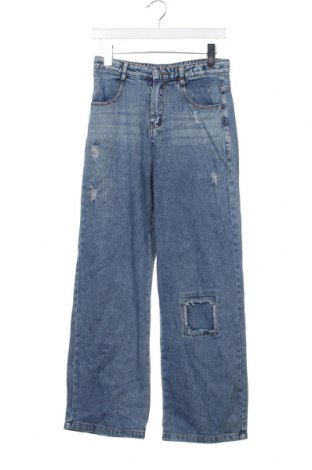Dziecięce jeansy SHEIN, Rozmiar 12-13y/ 158-164 cm, Kolor Niebieski, Cena 46,06 zł