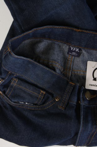 Dziecięce jeansy Y.F.K., Rozmiar 10-11y/ 146-152 cm, Kolor Niebieski, Cena 25,59 zł