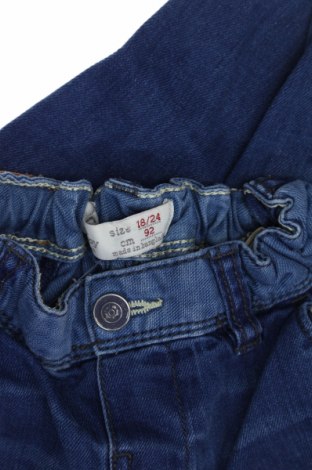 Dziecięce jeansy Zara, Rozmiar 18-24m/ 86-98 cm, Kolor Niebieski, Cena 19,86 zł