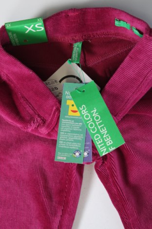 Pantaloni de catifea reiată, pentru copii United Colors Of Benetton, Mărime 3-4y/ 104-110 cm, Culoare Roz, Preț 71,58 Lei