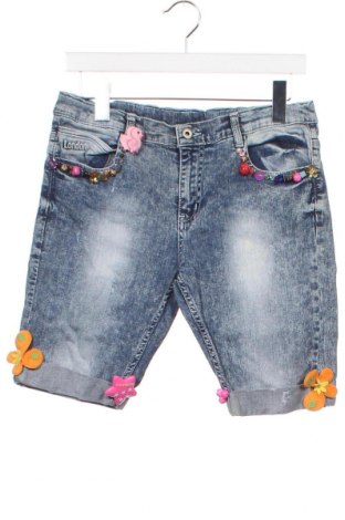 Kinder Shorts, Größe 13-14y/ 164-168 cm, Farbe Blau, Preis 4,29 €