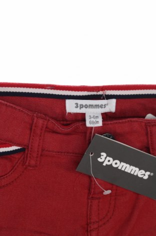 Kinder Shorts 3 Pommes, Größe 6-9m/ 68-74 cm, Farbe Rot, Preis € 4,31