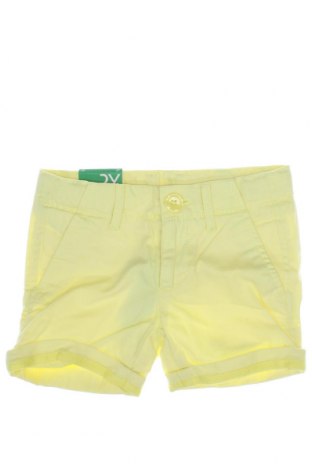 Παιδικό κοντό παντελόνι United Colors Of Benetton, Μέγεθος 18-24m/ 86-98 εκ., Χρώμα Κίτρινο, Τιμή 26,29 €