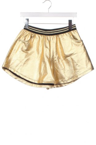 Παιδικό κοντό παντελόνι United Colors Of Benetton, Μέγεθος 11-12y/ 152-158 εκ., Χρώμα Χρυσαφί, Τιμή 10,52 €