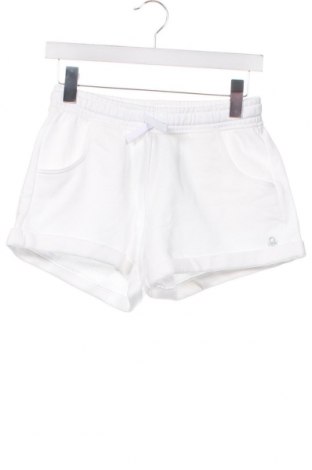 Детски къс панталон United Colors Of Benetton, Размер 14-15y/ 168-170 см, Цвят Бял, Цена 25,50 лв.