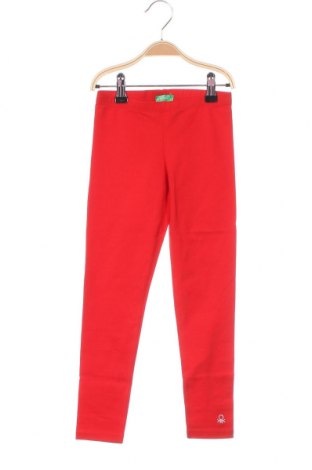 Gyerek leggings United Colors Of Benetton, Méret 5-6y / 116-122 cm, Szín Piros, Ár 4 947 Ft