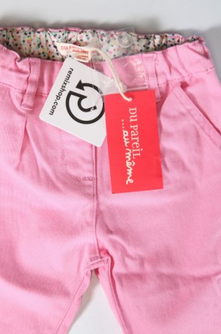 Pantaloni pentru copii Du Pareil Au Meme, Mărime 6-9m/ 68-74 cm, Culoare Roz, Preț 22,58 Lei