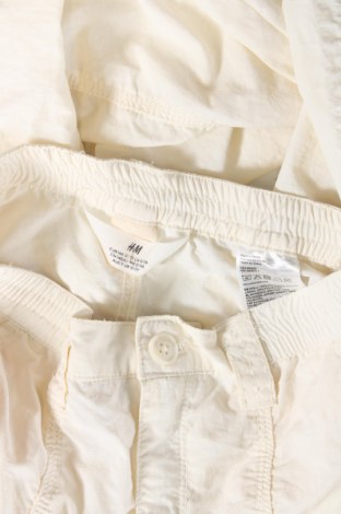 Dziecięce spodnie H&M, Rozmiar 10-11y/ 146-152 cm, Kolor ecru, Cena 23,17 zł