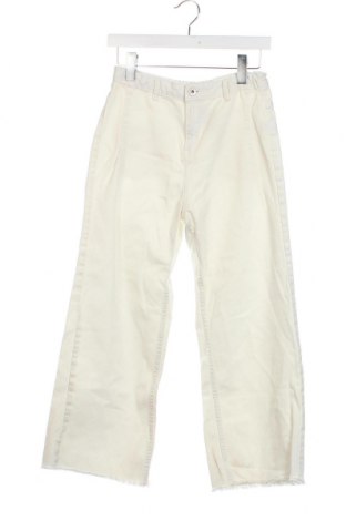 Pantaloni pentru copii Reserved, Mărime 11-12y/ 152-158 cm, Culoare Alb, Preț 32,14 Lei