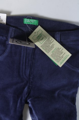 Dziecięce spodnie United Colors Of Benetton, Rozmiar 18-24m/ 86-98 cm, Kolor Niebieski, Cena 27,19 zł