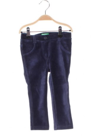 Pantaloni pentru copii United Colors Of Benetton, Mărime 18-24m/ 86-98 cm, Culoare Albastru, Preț 34,00 Lei