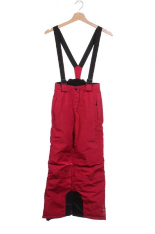 Детски панталон за зимни спортове Crivit, Размер 8-9y/ 134-140 см, Цвят Червен, Цена 62,30 лв.