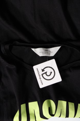 Μπλουζάκι αμάνικο παιδικό H&M, Μέγεθος 12-13y/ 158-164 εκ., Χρώμα Μαύρο, Τιμή 6,14 €