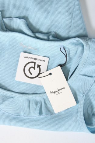Μπλουζάκι αμάνικο παιδικό Pepe Jeans, Μέγεθος 15-18y/ 170-176 εκ., Χρώμα Μπλέ, Τιμή 26,29 €