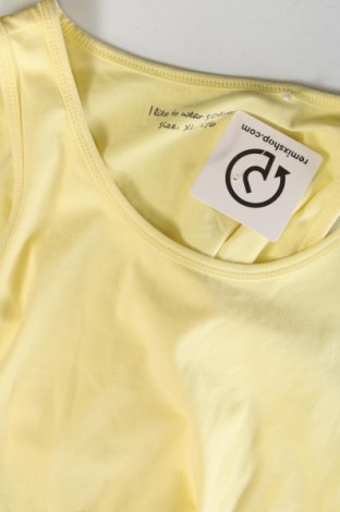 Μπλουζάκι αμάνικο παιδικό S.Oliver, Μέγεθος 15-18y/ 170-176 εκ., Χρώμα Κίτρινο, Τιμή 4,08 €