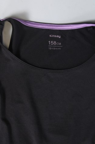 Μπλουζάκι αμάνικο παιδικό Sinsay, Μέγεθος 12-13y/ 158-164 εκ., Χρώμα Μαύρο, Τιμή 2,79 €