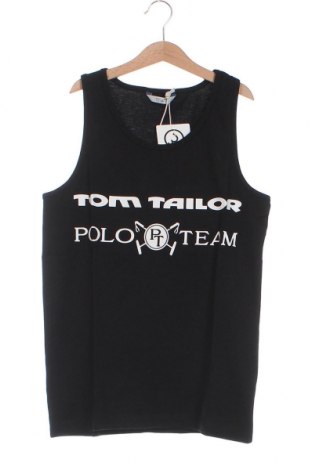 Μπλουζάκι αμάνικο παιδικό Tom Tailor, Μέγεθος 11-12y/ 152-158 εκ., Χρώμα Μαύρο, Τιμή 9,36 €