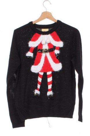 Детски пуловер, Размер 11-12y/ 152-158 см, Цвят Черен, Цена 15,39 лв.