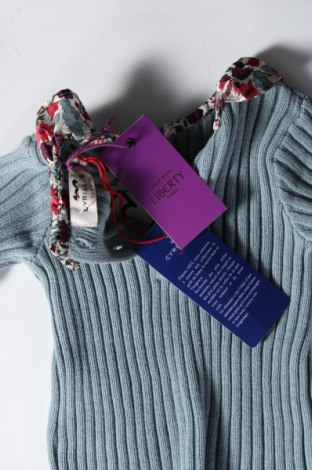 Детски пуловер Cyrillus, Размер 3-6m/ 62-68 см, Цвят Син, Цена 36,55 лв.