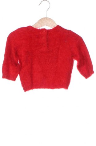 Детски пуловер Du Pareil Au Meme, Размер 2-3m/ 56-62 см, Цвят Червен, Цена 12,69 лв.