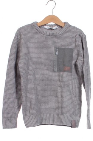 Детски пуловер H&M, Размер 6-7y/ 122-128 см, Цвят Сив, Цена 7,65 лв.