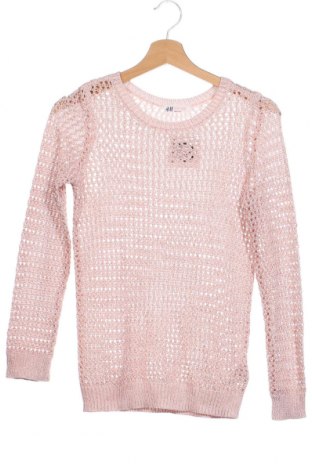 Детски пуловер H&M, Размер 10-11y/ 146-152 см, Цвят Розов, Цена 7,14 лв.