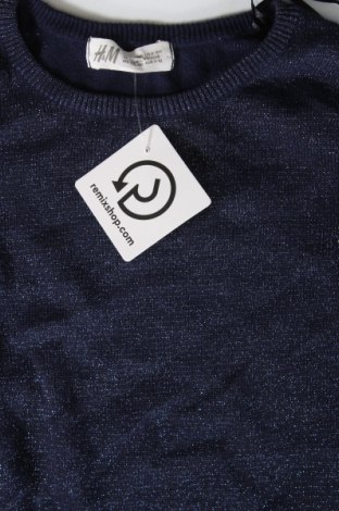 Детски пуловер H&M, Размер 8-9y/ 134-140 см, Цвят Син, Цена 8,50 лв.