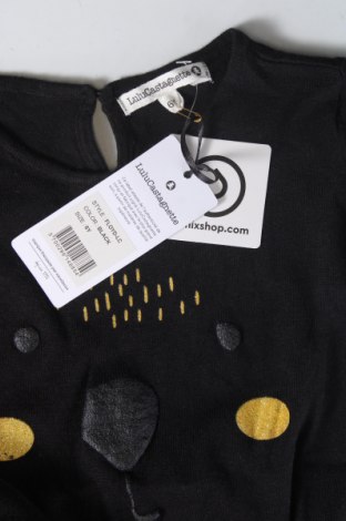 Детски пуловер LuluCastagnette, Размер 6-7y/ 122-128 см, Цвят Черен, Цена 21,42 лв.