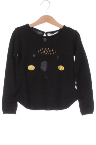 Детски пуловер LuluCastagnette, Размер 6-7y/ 122-128 см, Цвят Черен, Цена 21,42 лв.