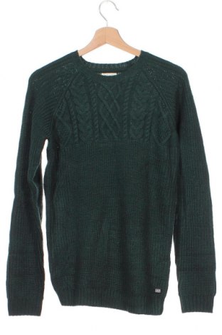 Детски пуловер Oviesse, Размер 14-15y/ 168-170 см, Цвят Зелен, Цена 17,55 лв.