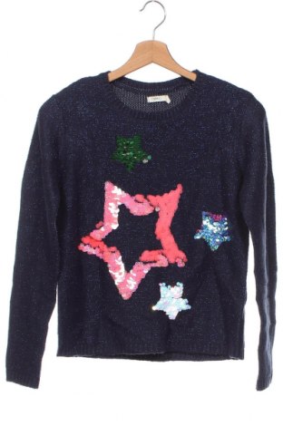 Детски пуловер Sfera, Размер 11-12y/ 152-158 см, Цвят Син, Цена 8,67 лв.