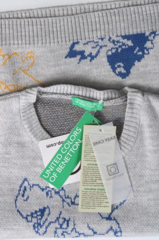 Dziecięcy sweter United Colors Of Benetton, Rozmiar 4-5y/ 110-116 cm, Kolor Szary, Cena 84,28 zł